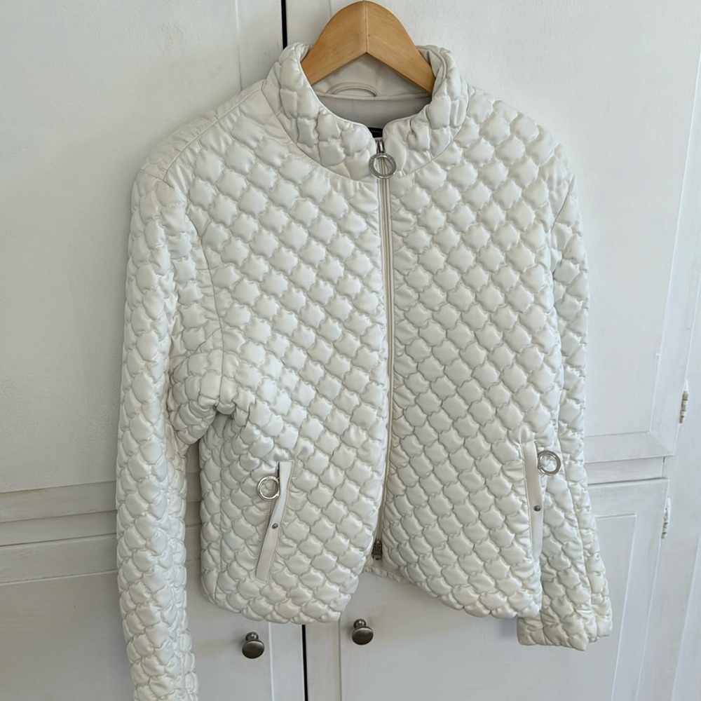 White Bubble Ski Jacket - image 1